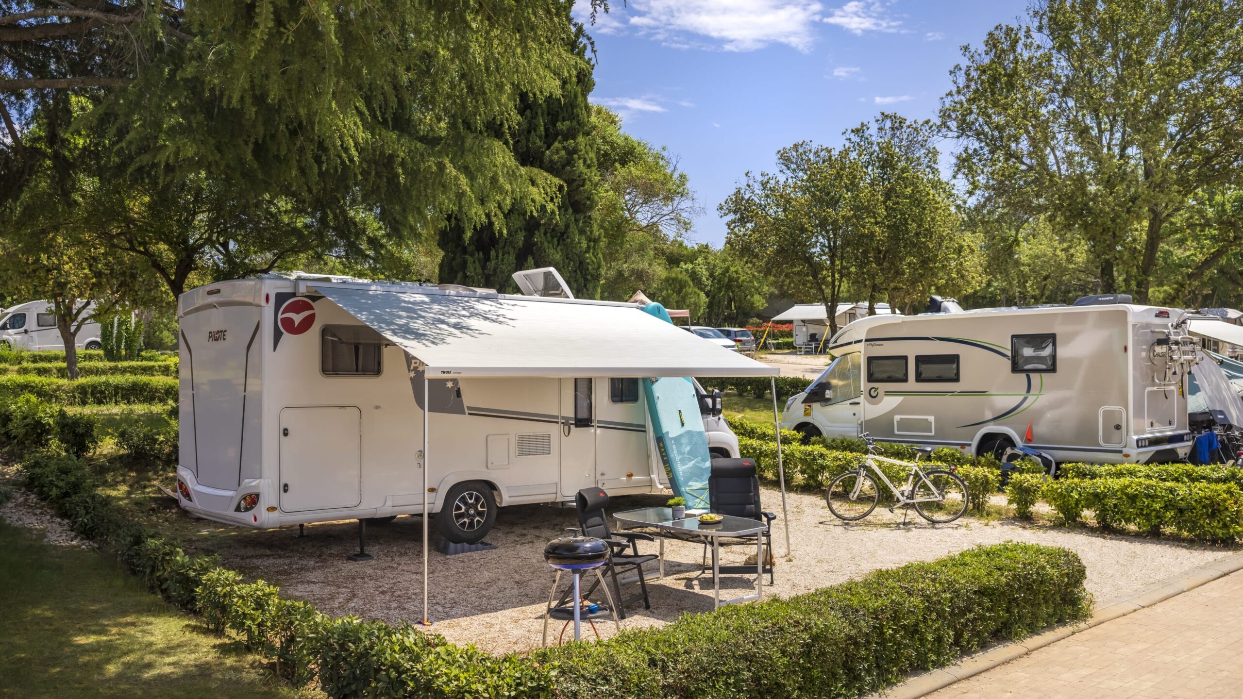 parcele na Maistra Camping Veštar